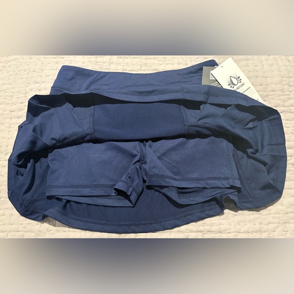 Head Women's Mini Skirt in Navy Blue - Picture 4 of 10